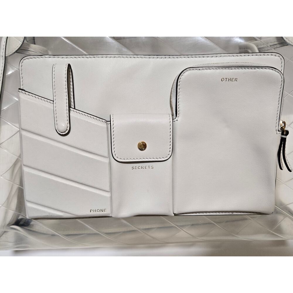 Fendi White Clear 2019 Medium Peekaboo Defender Clear‎ White Authentic Bag - Picture 7 of 11